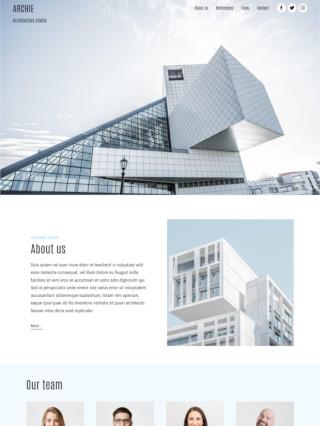 architecture website template